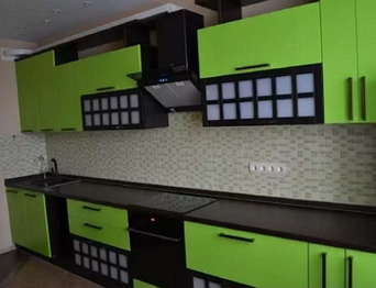 Фото зеленой кухни